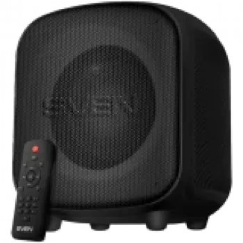 Lautsprecher SVEN PS-555, schwarz, Ausgangsleistung 65 W (RMS), TWS, Bluetooth, USB, microSD, Fernbedienung, Lithium-Akku