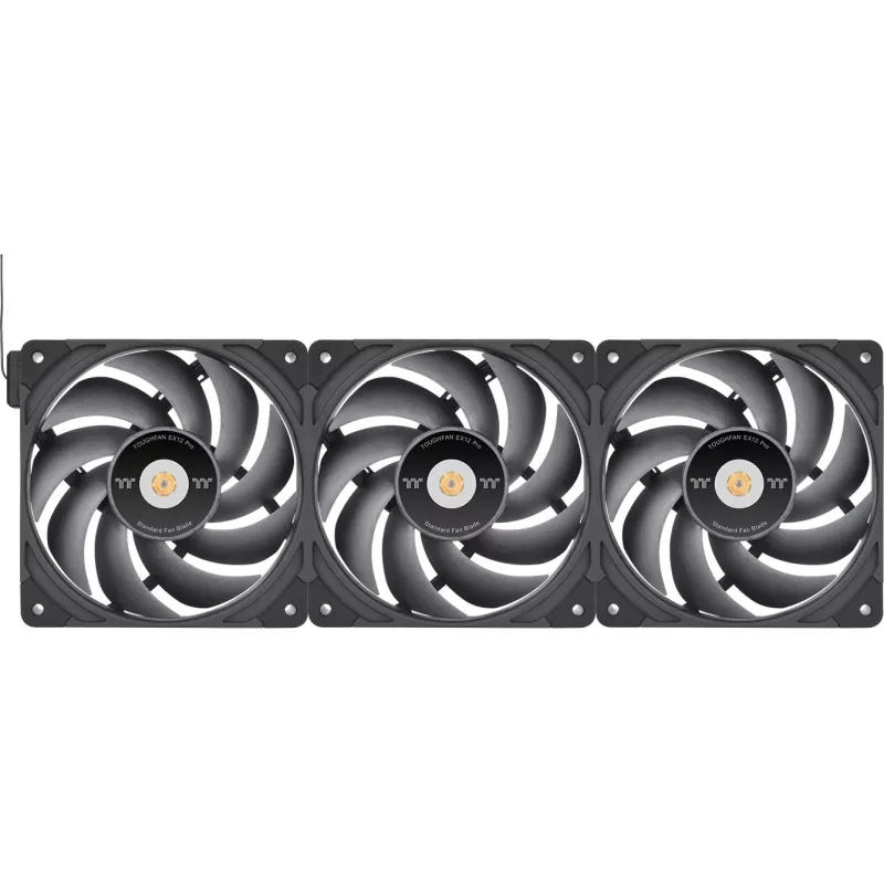 Thermaltake TOUGHFAN EX12 Pro Swappable Edition 120mm Gehäuselüfter 3er-Pack Schwarz