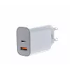 Universal charger 2x3A USB C + USB A Leistung Delivery Weiß