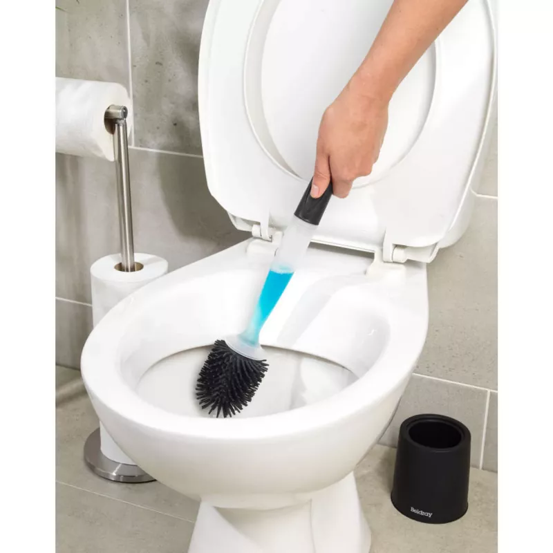 Toilettenbürste Beldray LA033996UFFEU7 Antibac Grau, antibakterielle Toilettenreinigungsbürste