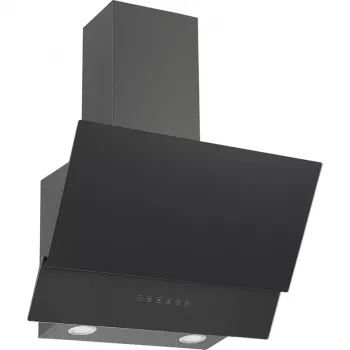 Respekta Dunstabzugshaube CH66060BSGA 60 cm, dunkler Edelstahl, Wandmontage Abluft/Umluft
