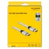 HDMI-Kabel DeLOCK Ultra High Speed 48 Gbit/s 8K 60 Hz Silber 1 m