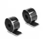 DeLOCK Klettband auf Rolle selbstklebend 45 x 50 mm Länge 5 m schwarz