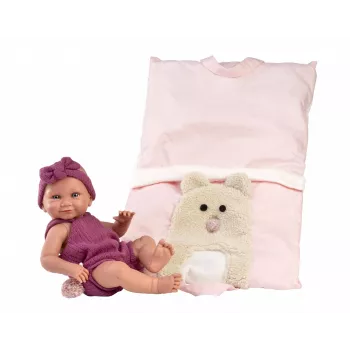 Puppe Llorens 40 cm Weichkörper-Babypuppe mit realistischen Merkmalen zum Spielen und Sammeln