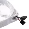 KING KITS LUBU-049 120mm ARGB Gehäuselüfter - 3er-Pack, Weiß