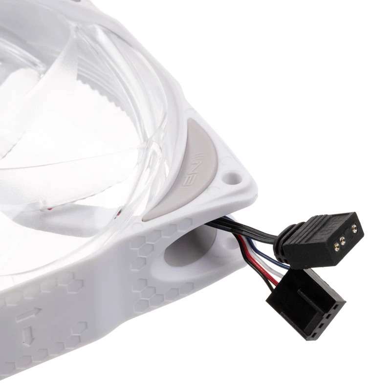 KING KITS LUBU-049 120mm ARGB Gehäuselüfter - 3er-Pack, Weiß