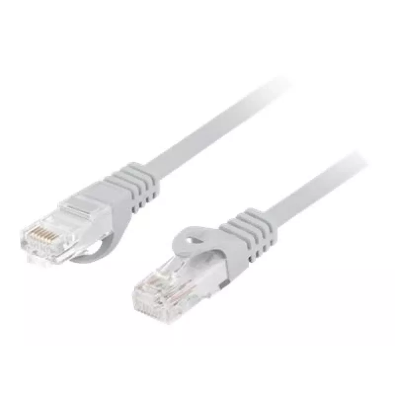 LANBERG Patchkabel Cat.6 UTP LSZH CU 1m grau Fluke getestet