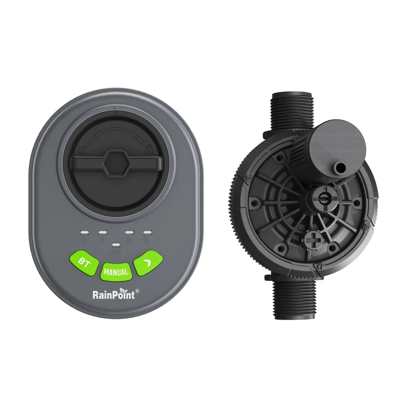Bewässerungssteuerung RainPoint HIC406B — 4-Zonen-Bluetooth-App-Steuerung