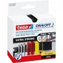 Tesa Klettband 1m x 50mm on&off extra stark schwarz 55229