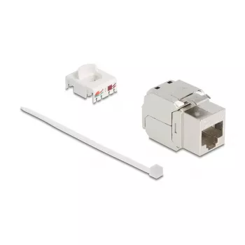 Kabel-Adapter DeLOCK 90683 RJ45 LSA Silber