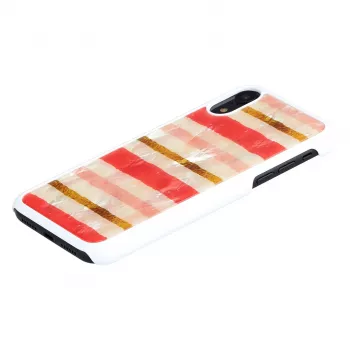 Schutzhülle iKins für iPhone XR — Short Cake Design, weiß