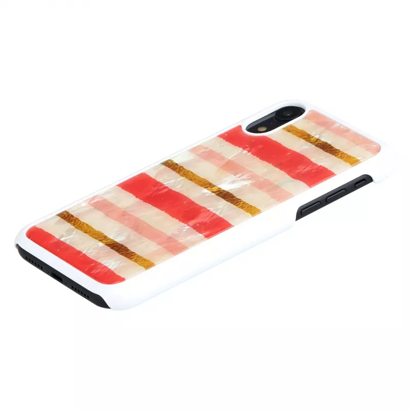 Schutzhülle iKins für iPhone XR — Short Cake Design, weiß