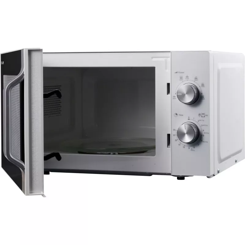 Sharp R204WA Mikrowelle Silber, Weiß Solo-Mikrowelle Arbeitsplatte 20 l 800 W