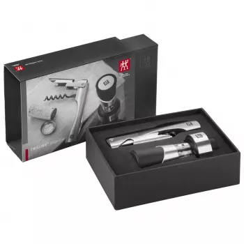 ZWILLING Sommelier Weinwerkzeug-Set — rechteckiges Etui 100×190×42 mm, 2 Stk.