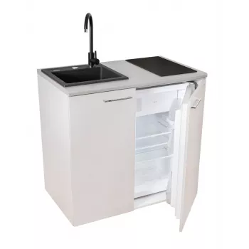 Einbau-Kühlschrank MPM SMK-02, 50 L, Energieklasse E, schwarz, H 940 × B 1000 × T 600 mm