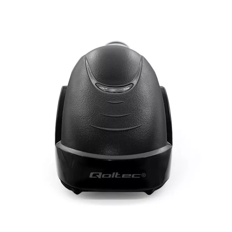 Qoltec 1D Laser Barcode Reader | USB | Schwarz