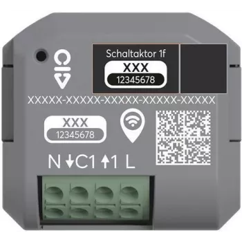 BUSCH JAEGER BJ 62811 U-WL Schaltaktor 1-fach UP Wireless (2CKA006710A0032)