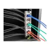 Keystone-Halter, 12-Port, neigbar, für 10-Zoll- und 19-Zoll-Rack-/Wandmontage, DELOCK 67040, Metall/Kunststoff, Silber, 77 × 222 × 27 mm