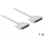 Serielles Kabel DELOCK 86878 — D-Sub 37-polig auf D-Sub 37-polig, beige, 1 m