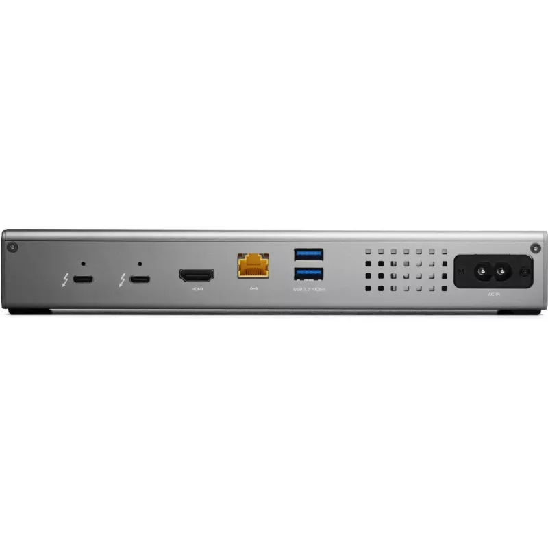 OWC Go Dock - Dockingstation - Thunderbolt 4 - HDMI, 2 x Thunderbolt 4 - GigE, 2,5 GigE - 120 Watt