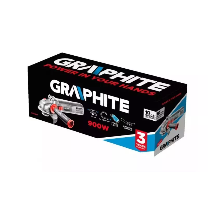 Winkelschleifer GRAPHITE 59G087 900W 125mm Scheibe