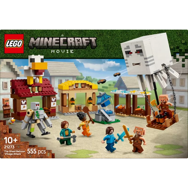 LEGO MINECRAFT 21273 Der Ghast-Ballon-Dorfangriff