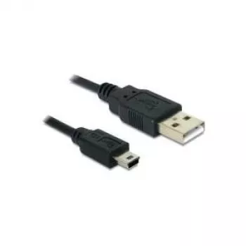 USB-Kabel DeLOCK 82311 USB 2.0 3m USB A Mini-USB B Schwarz
