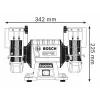 TISCHSCHLEIFMASCHINE FI 150/20 MM 350W GBG 35-15 BOSCH