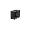 Computergehäuse DeepCool CH160 PLUS Small Form Factor SFF ATX/mATX, gehärtetes Glas, USB-C, Schwarz
