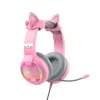 Gaming-Headset HAVIT Gamenote H2233D RGB — ohrumschließend, kabelgebunden, pink