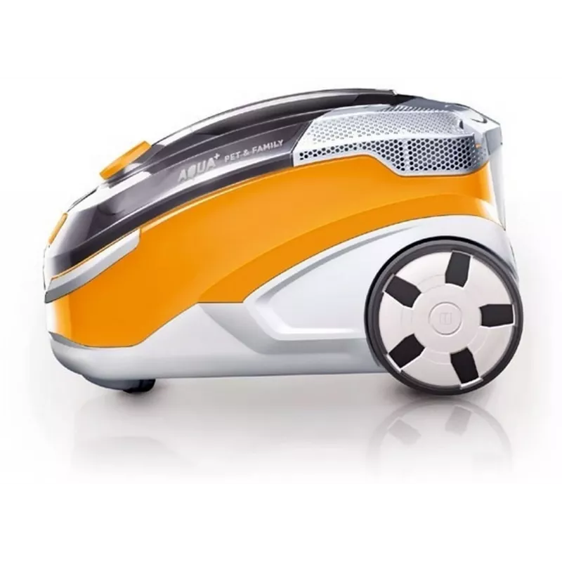 Bodenstaubsauger THOMAS Aqua + Pet & Family 1,8 L — Trocken- & Nasssauger, 1700 W, orange/grau