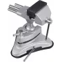 Schraubstock Basetech 1553063 — Backenbreite 70 mm, max. Spannweite 70 mm
