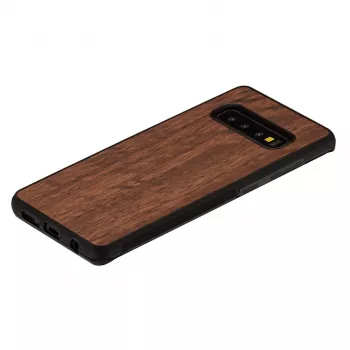 Smartphone-Hülle man and wood für Samsung Galaxy S10, schwarzes Koala-Design, Schutzhülle