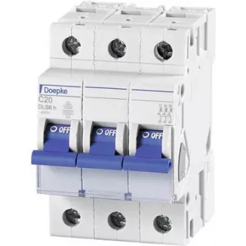 DOEPKE Leitungsschutzschalter C25A DLS-6H-C25-3-6-KA 6kA 3-polig 400V C-Charakteristik DLS-6H-C25-3-6-KA (09914295)