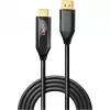 Lindy 3m aktives DisplayPort-1.4-auf-HDMI-8K60-Kabel, 3 m, DisplayPort, HDMI, Stecker, Stecker, gerade