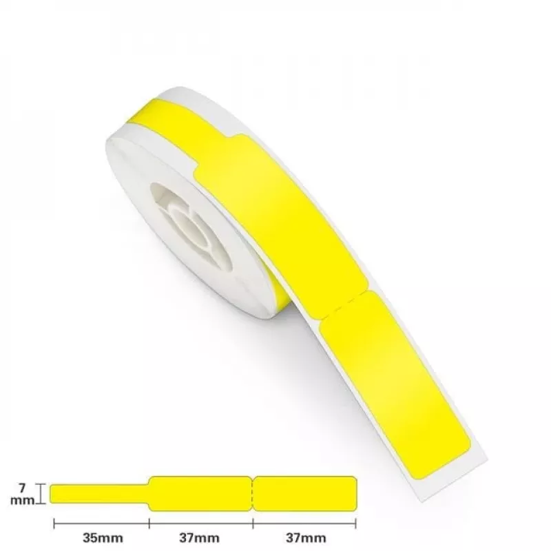 Thermoetiketten NIIMBOT RXL12.5109-65Y 62 mm × 30 mm – Rolle mit Direktthermoetiketten