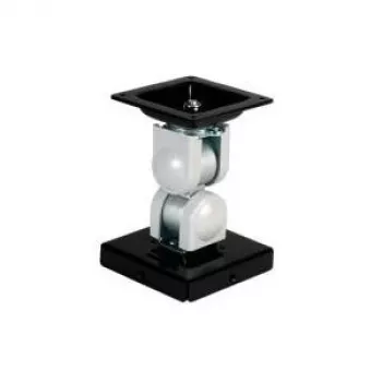 LCD-Halterung, Wandmontage, 2 Gelenke, 6 kg, 75 x 75 mm, grau
