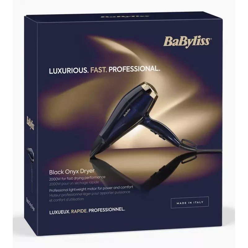 Haartrockner BaByliss 5911E 2000 W Schwarz Gold