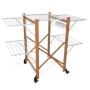 ARREDAMENTI ALIANTE Wäscheständer – 132 x 105 cm, Schwarz