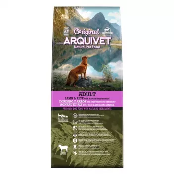 Trockenhundefutter ARQUIVET Original Adult Lamb with Rice 12 kg — 26% Protein, 14% Fett, 9% Feuchtigkeit