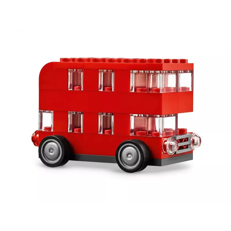 LEGO Classic Kreative Fahrzeuge Buntes Modellauto-Set mit Polizeiauto-Spielzeug & 11023 Klassische grüne Grundplatte Quadrat 32x32 Noppen Baugras