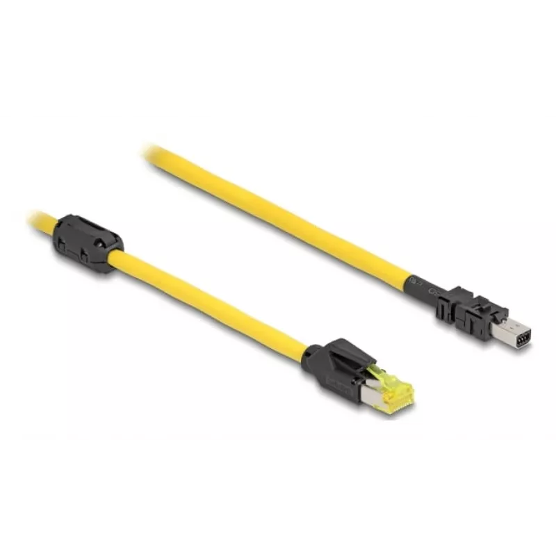 Netzwerkkabel DeLOCK 81250 Schwarz Gelb 1m Cat6