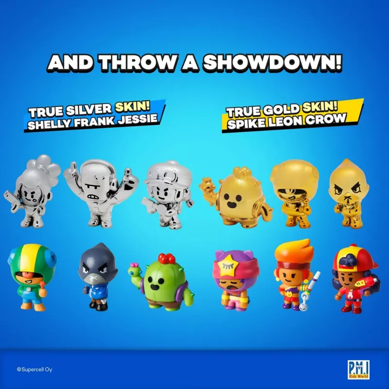 BRAWL STARS S1 FIGUREN – 8er-PACK DELUXE BOX VER.C