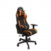 Gaming-Stuhl GEMBIRD GC-SCORPION-04X schwarz-orange ergonomisches Design, verstellbarer Sitz, hohe Rückenlehne