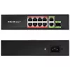 Ethernet Switch QOLTEC 52297 PoE RJ45 mit PoE-Uplink und SFP-Port