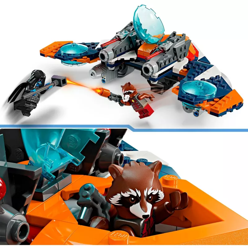 Konstruktionsspielzeug LEGO Marvel Super Heroes Rocket Raumschiff 76278 – Rocket und Ronan Set