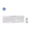 CHERRY Stream Desktop Tastatur Maus enthalten Büro RF Wireless QWERTZ Deutsch Weiß