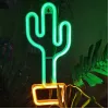 Dekorative Neonleuchte MANTA SNL07GNT Kaktus Grün Gelb, Neonschild