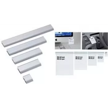 Maul Klemmleiste 6246608 DIN A6 Aluminium matt Silber
