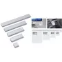 Maul Klemmleiste 6246608 DIN A6 Aluminium matt Silber